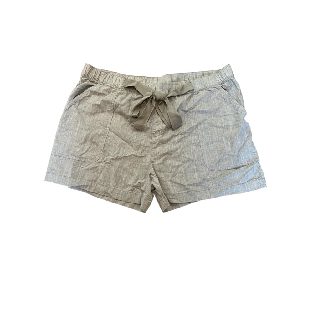 New With Tags JOE FRESH Shorts Women’s XL Tan Drawstring Waist